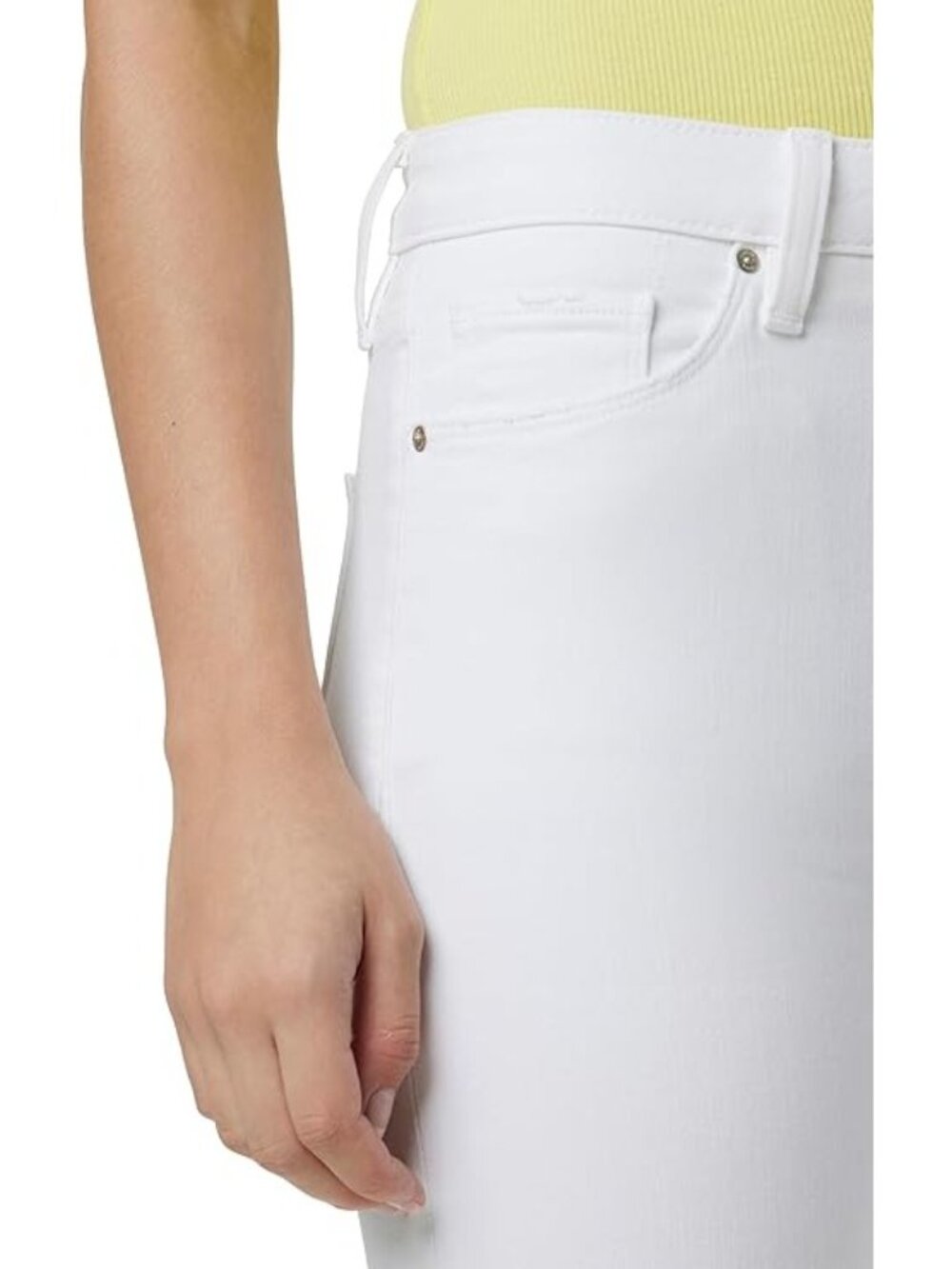 Hudson Women's Holly High-Rise Flare Barefoot White Size 25 New With Tag - Picture 5 of 8